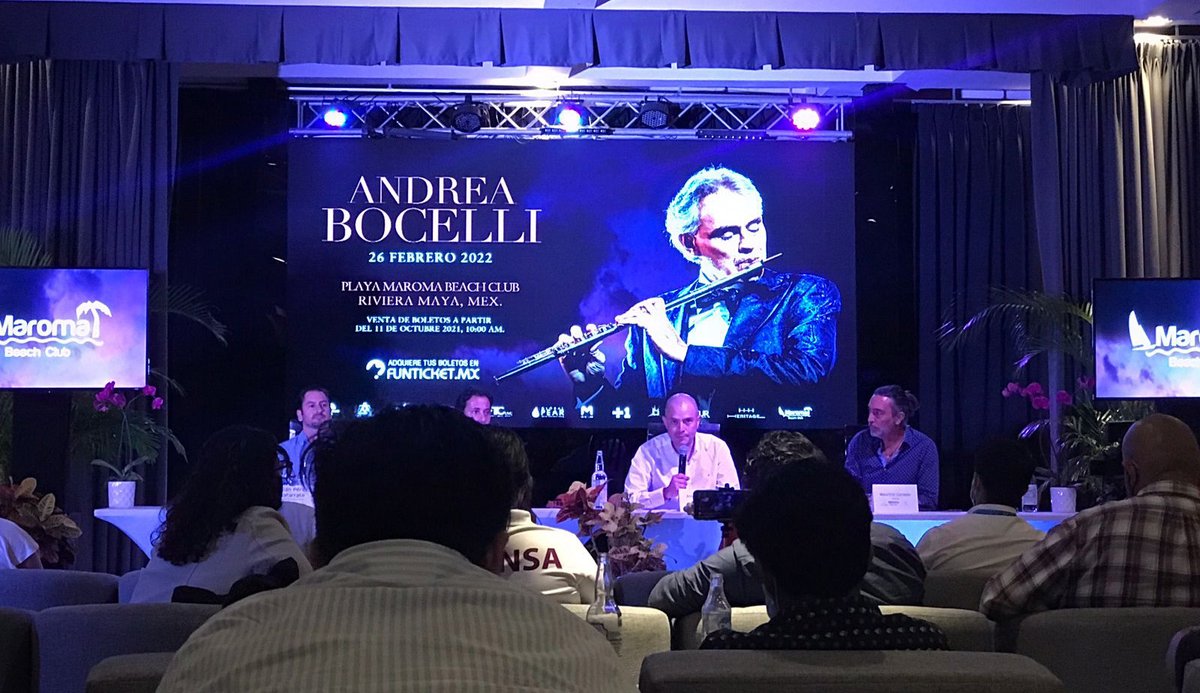 Andrea Boccelli Hará Vibrar El Caribe Mexicano En 2022