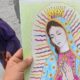 Abuelito Vende Dibujos De La Virgen Para Llevar Leche A Sus Nietos