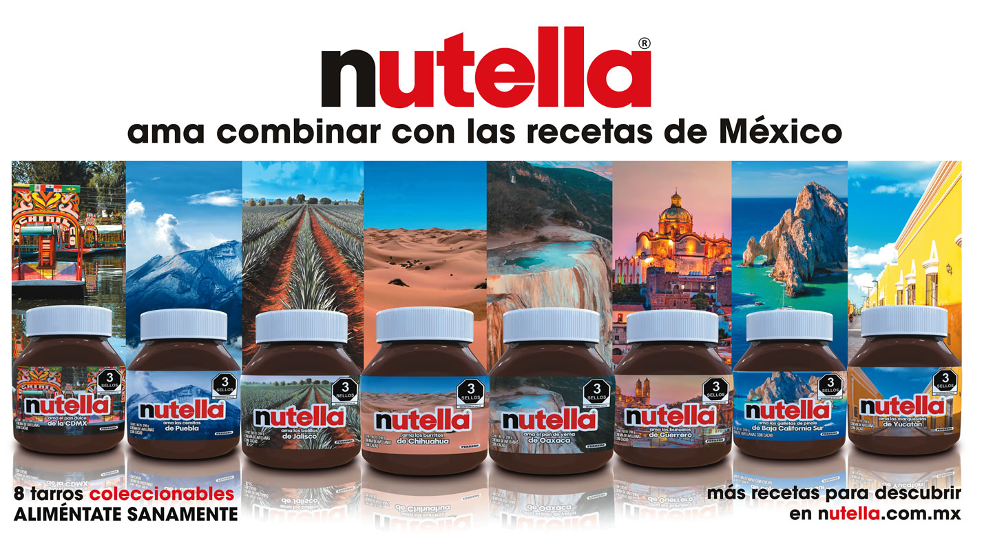 Nutella ama combinar con las recetas de México La marca Nutella® promueve 16 destinos nacionales a través de paisajes y recetas, combinándolas la famosa crema de cacao y avellana. Ocho de ellas plasmadas en tarros de colección y el resto en formato digital. https://larevistadelsureste.com nutella recetas