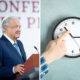 Firma AMLO iniciativa para eliminar el horario de verano El presidente Andrés Manuel López Obrador enviará este martes al Congreso la iniciativa de reforma para eliminar el horario de verano.  https://larevistadelsureste.com