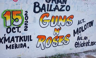 Guns N' Roses Promociona Su Concierto En Mérida Como Un 'Gran Bailazo' El Rótulo Se Volvió Viral En Cuanto Se Colgó En Las Redes Sociales, Por La Peculiaridad Con Que Se Anuncia El Concierto,&Nbsp;El Cual Fue Descrito Como Un ‘Gran Bailazo’.&Nbsp; Https://Larevistadelsureste.com
