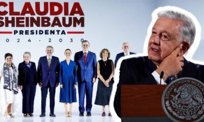 AMLO elogia los primeros nombramientos de Sheinbaum: "Yo no estoy recomendando a nadie" En su conferencia matutina, el presidente Andrés Manuel López Obrador elogió los primeros seis nombramientos del gabinete de Claudia Sheinbaum, virtual presidenta electa. AMLO destacó la capacidad de Sheinbaum para elegir a personas que garantizan "la continuidad con cambio" y aseguró que no ha recomendado a nadie para estos puestos. https://larevistadelsureste.com