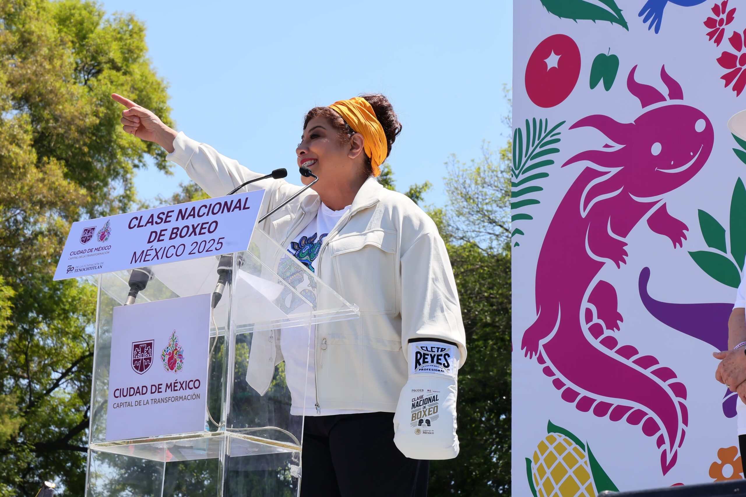 Clara Brugada invita a la Clase Nacional de Box en la CDMX con CS
