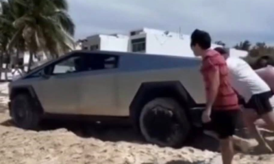 Cybertruck Se Atasca En Playa De Yucatán Y Desata Polémica En Redes: ¿Todo Terreno O Todo Show? Una Camioneta Cybertruck De Tesla Protagonizó Una Escena Viral En Yucatán, Al Quedar Atascada En La Arena De La Playa Uaymitún, Generando Una Ola De Reacciones Que Ponen En Duda Sus Capacidades Todoterreno Y La Responsabilidad De Sus Conductores. Https://Larevistadelsureste.com