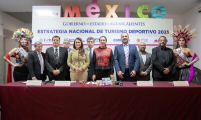 Aguascalientes se incorpora a la Estrategia Nacional de Turismo Deportivo La secretaria de Turismo del Gobierno de México, Josefina Rodríguez Zamora, y la gobernadora de Aguascalientes, María Teresa Jiménez Esquivel, presentaron la Estrategia Nacional de Turismo Deportivo, Aguascalientes 2025. https://larevistadelsureste.com