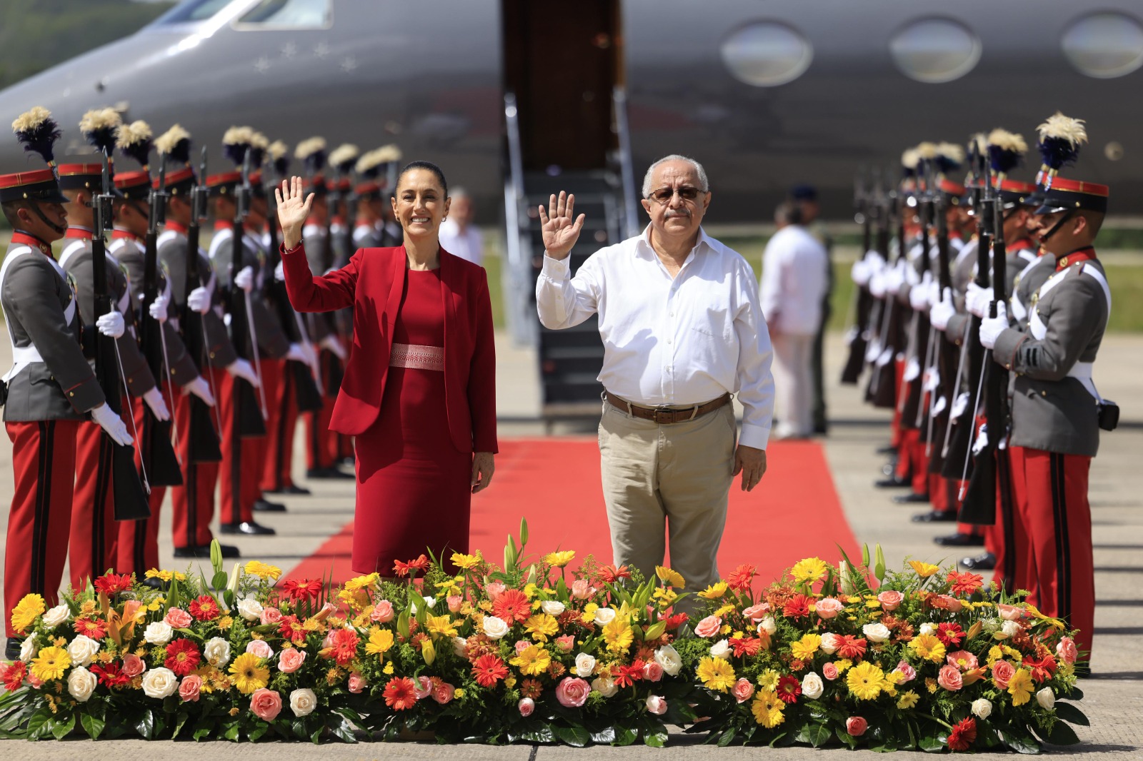 Claudia Sheinbaum inicia visita oficial a Guatemala: se reúne hoy con Bernardo Arévalo