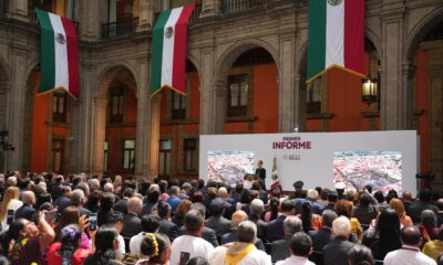 CSP rinde Primer Informe de Gobierno con énfasis en crecimiento económico y política exterior La presidenta de México, Claudia Sheinbaum Pardo, presentó este lunes su Primer Informe de Gobierno ante representantes del Poder Ejecutivo, Legislativo y Judicial, donde afirmó que el país atraviesa “un momento estelar de nuestra historia”. https://larevistadelsureste.com