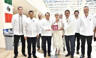 Tren Maya recibe el distintivo “Hecho en México”, símbolo de orgullo y soberanía nacional El Tren Maya recibió el distintivo ‘Hecho en México’, reconocimiento que resalta la innovación, calidad y orgullo nacional de una obra de clase mundial construida con manos mexicanas. https://larevistadelsureste.com