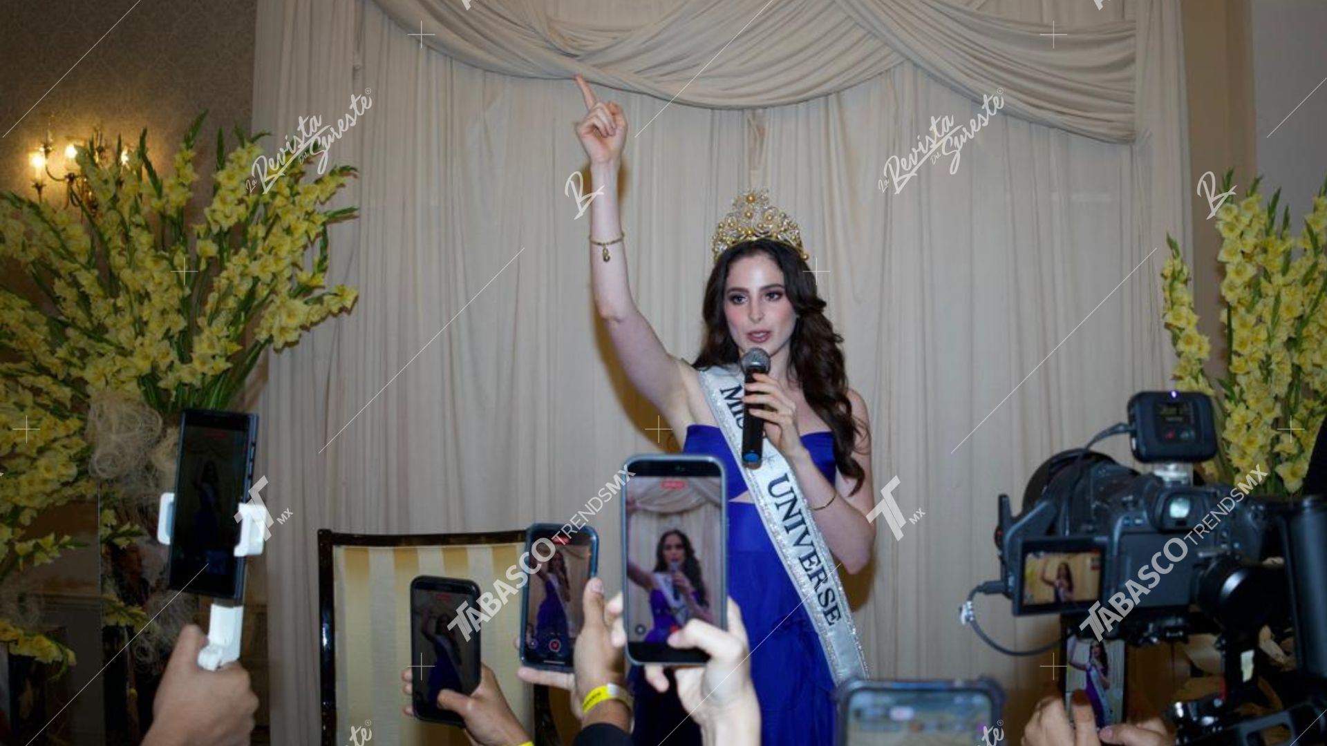 Rueda de prensa en Villahermosa: Fátima Bosch regresa a Tabasco y muestra su lado más humano como Miss Universo 2025