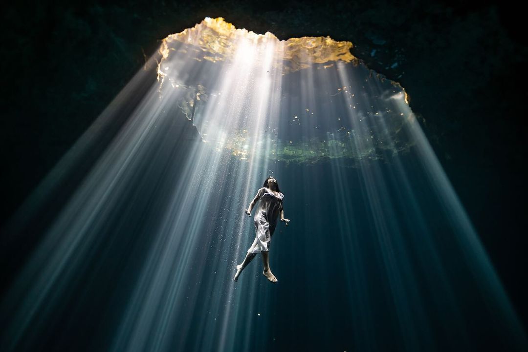 Buceadora de Quintana Roo lucha por la preservación de los Cenotes