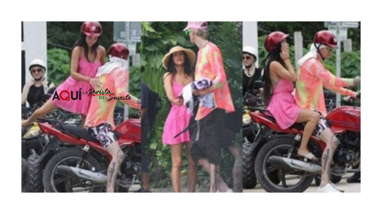 Captan a Megan Fox y Gun Kelly en Tulum