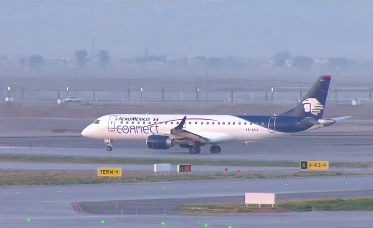 Aeroméxico inauguró el AIFA con vuelo a Villahermosa, Tabasco