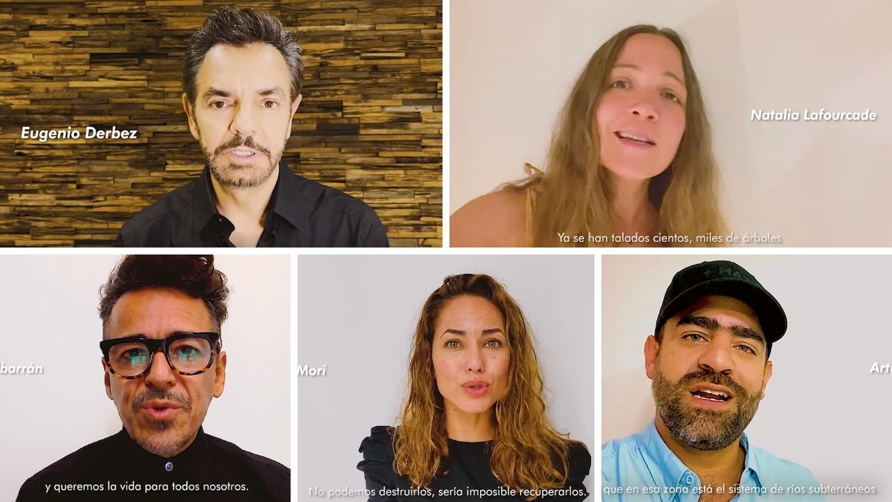 Famosos se unen a campaña contra construcción del Tren Maya