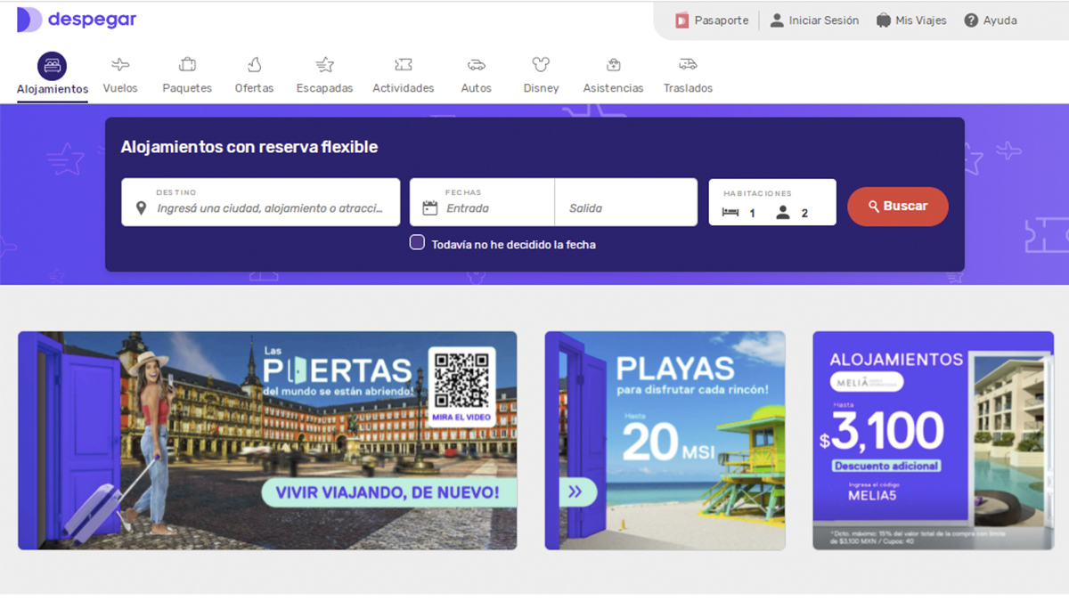 Despegar es nombrada como líder del comercio electrónico en turismo