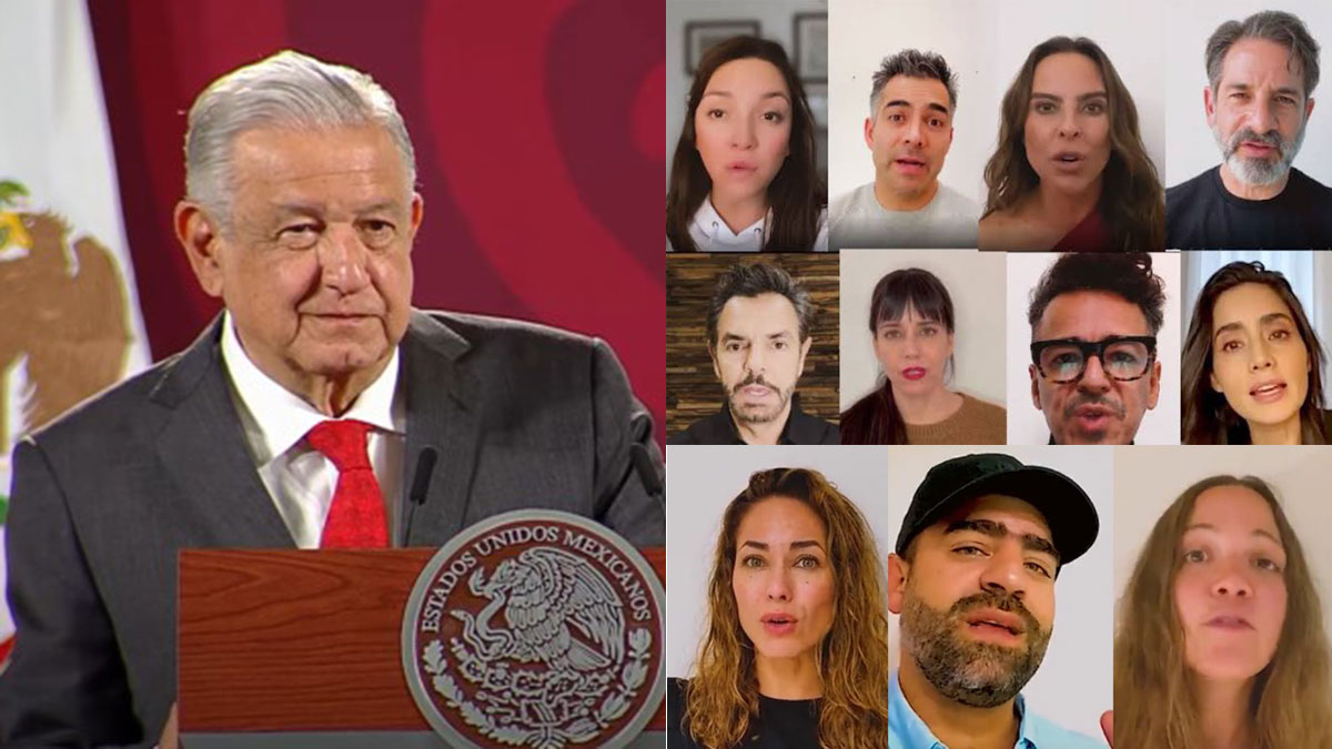 Amlo Llama Conservadores Y Fifis A Famosos Que Se Pronunciaron Contra El Tren Maya