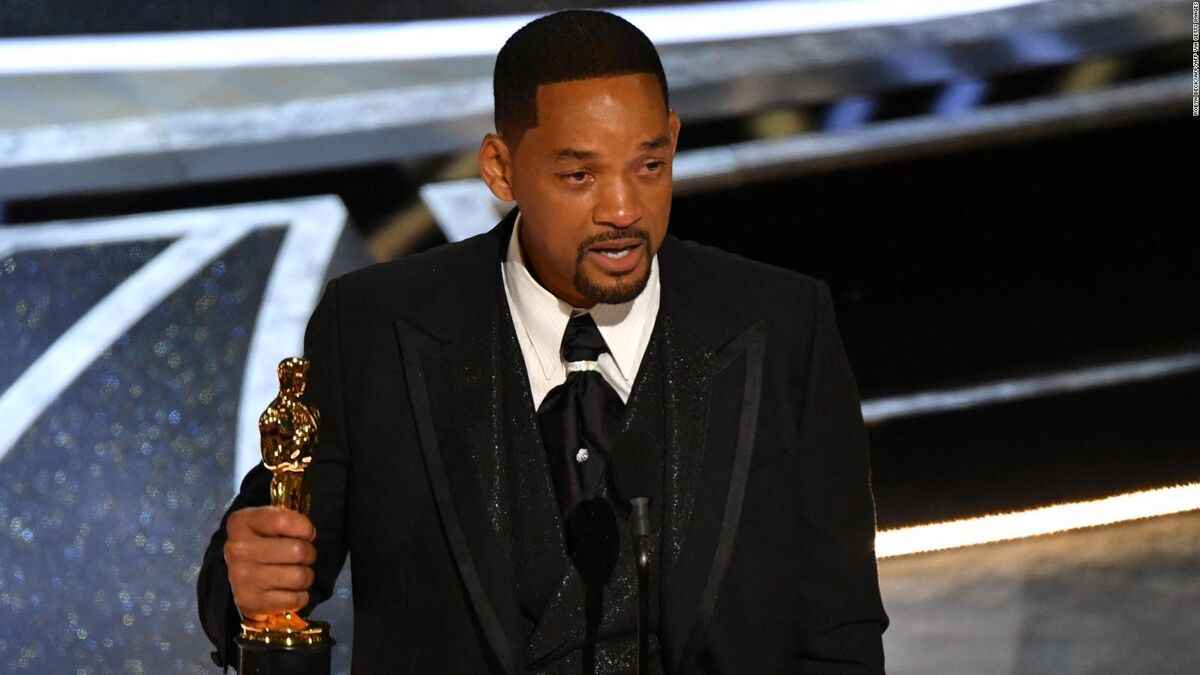 Will Smith Llorando Oscar