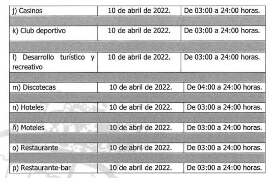 Leyseca Horario2