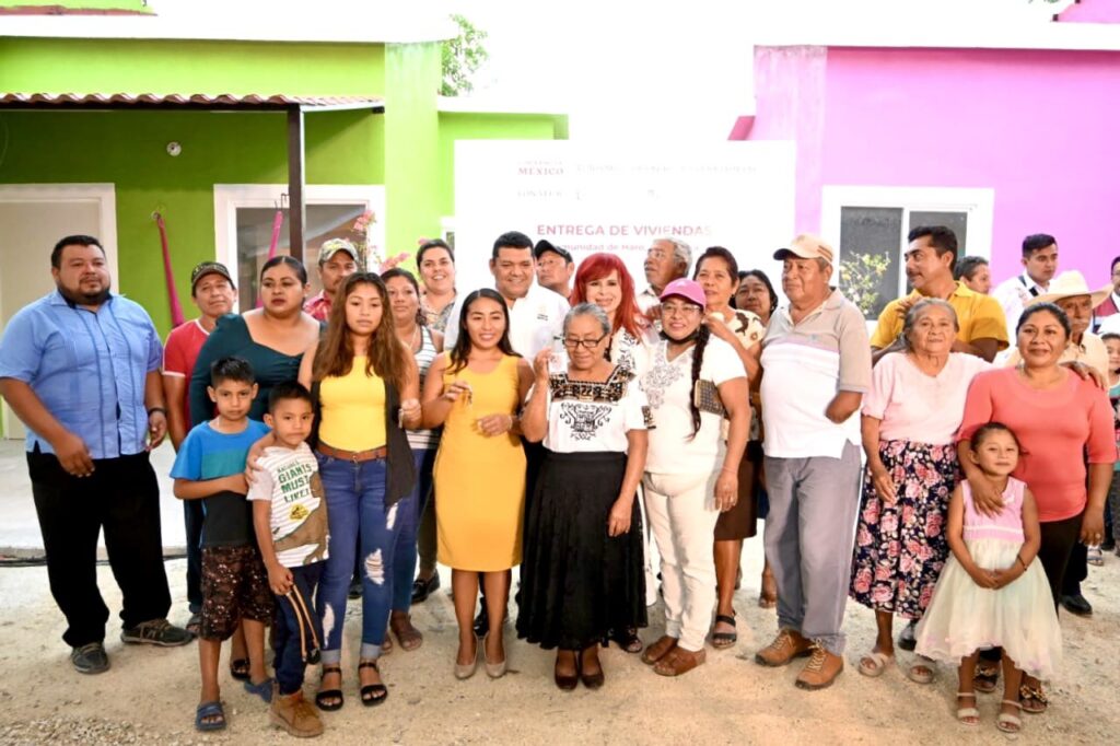 Fonatur entrega las primeras casas a familias reubicadas por tren maya en campeche la revista del sureste mx Frzoplowuaae4Ja