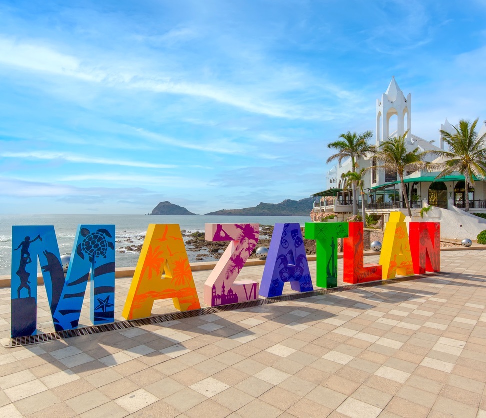 Mazatlan Sign Malecon