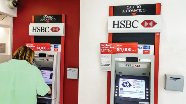 HSBC suspenderá servicio en cajeros y tarjetas el domingo