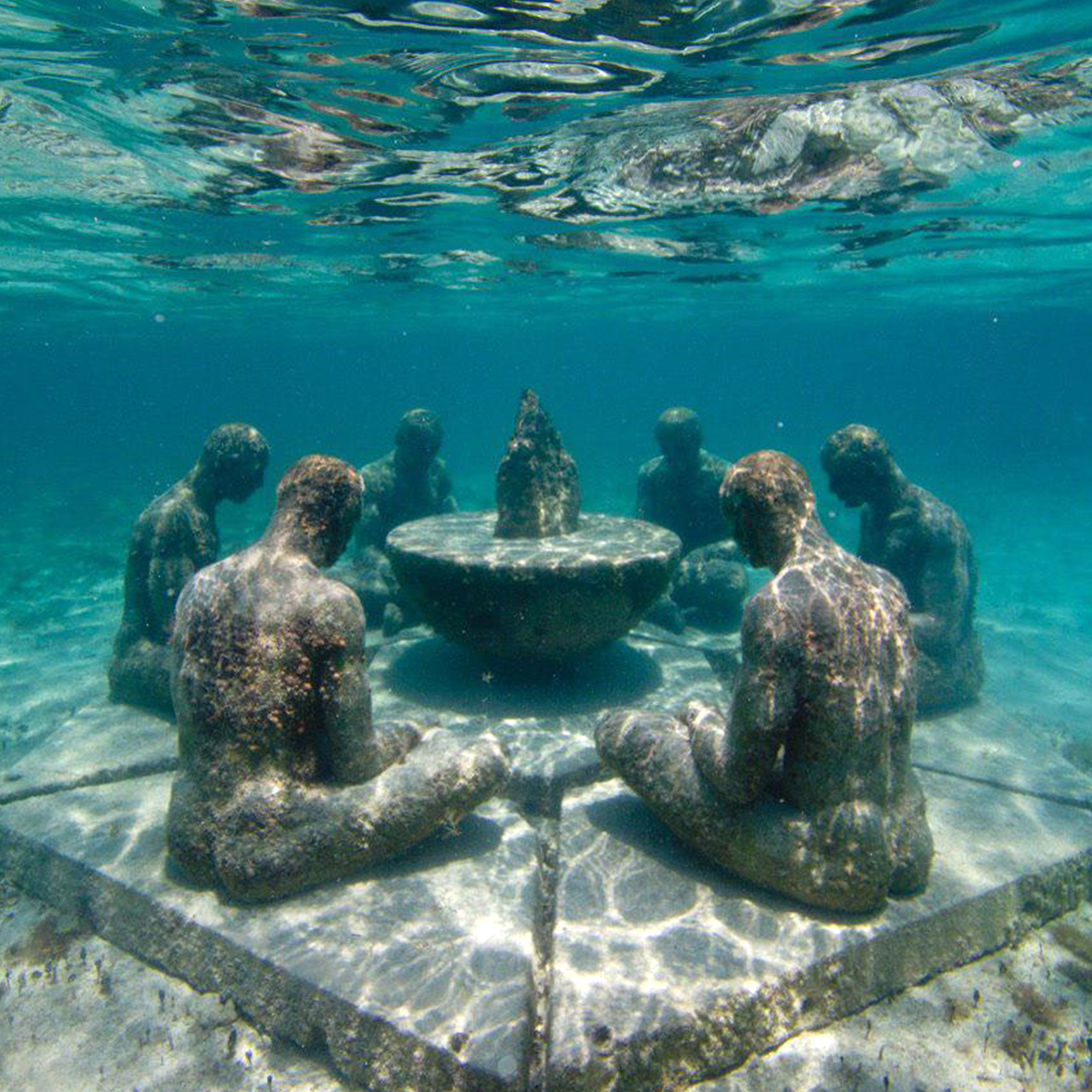 Bucea en el museo subacuático de arte en cancún la revista del sureste mx Ntendimiento