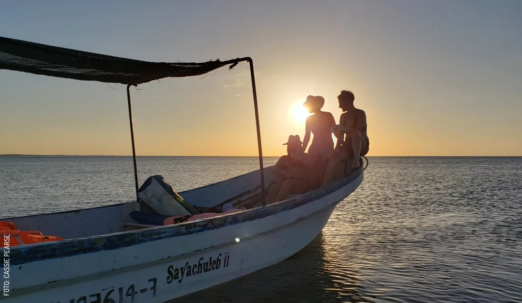 Dzilam de bravo, belleza ecoturística en la costa de yucatán la revista del sureste mx Dzilam De Bravo Boat Sunset By Cassie Pearse Sin Logo