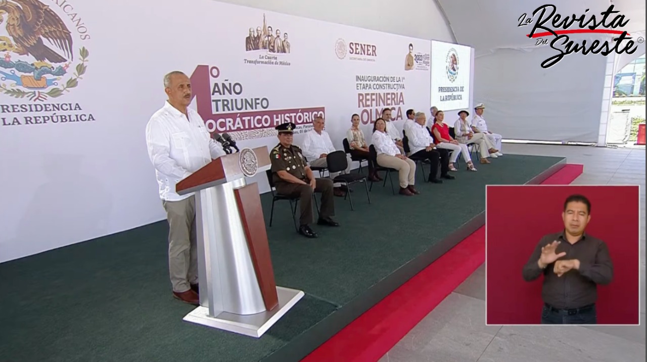 Refinería Dos Bocas: Estamos siendo testigos de un hecho histórico; Carlos Manuel Merino