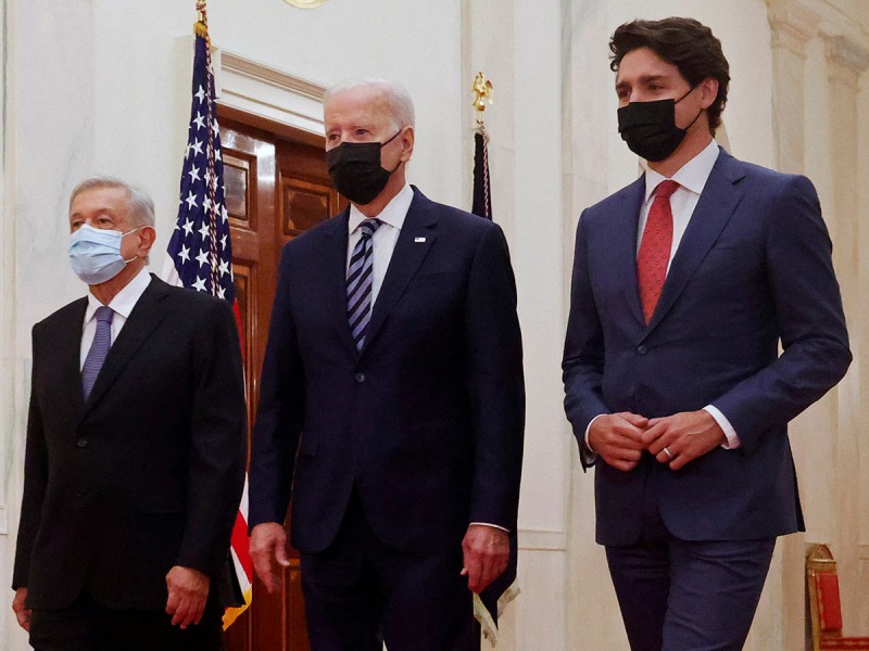 Anuncia López Obrador visita de Biden y Trudeau a México por el TMEC