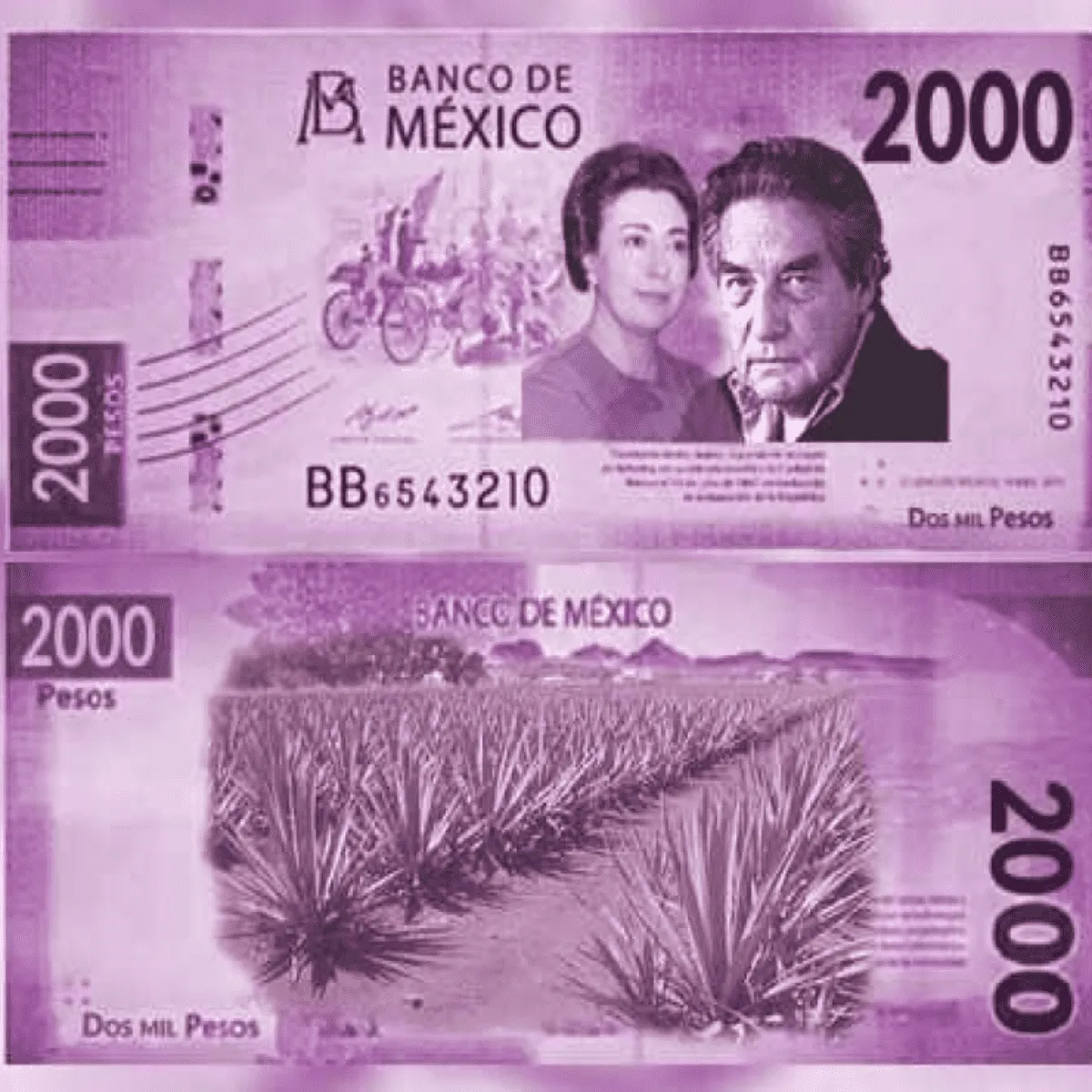 Así Es El Billete De 2 Mil Pesos Que Alista Banxico Ante La Inflación Siguiendo Con Lo Marcado Por Los Demás Billetes De La Familia G Y El Diseño Pensado Por Banxico, En El Anverso O La Parte Frontal, Tendrá Impresos Los Retratos Del Premio Nobel De Literatura Octavio Paz Y De La Escritora Rosario Castellanos. Https://Larevistadelsureste.com