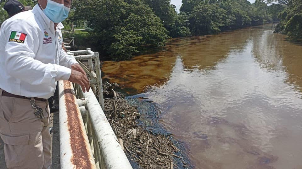 Derrame de petróleo de pemex contamina ríos y deja sin agua a miles de tabasqueños la revista del sureste mx Iepct Derrame Crudo