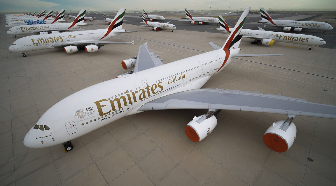 Emirates Flota Aviones