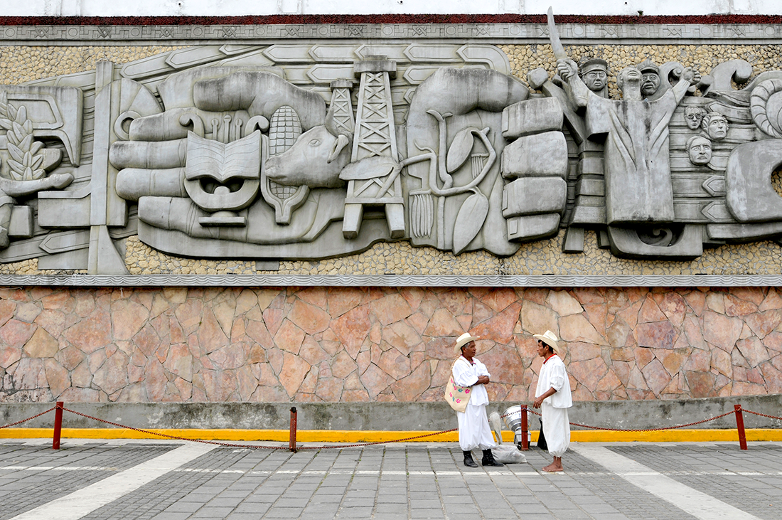 Mural Cultura Totonaca Papantla Veracruz