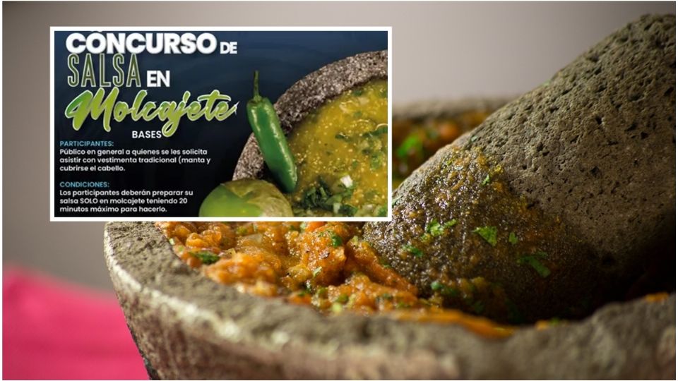 ¿Verde o roja? Habrá concurso de salsas molcajeteadas y te decimos dónde
