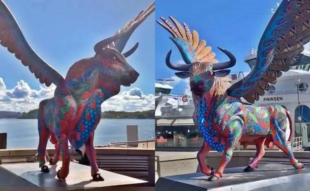 Toro Alado Alebrije Oaxaca Noruega 1