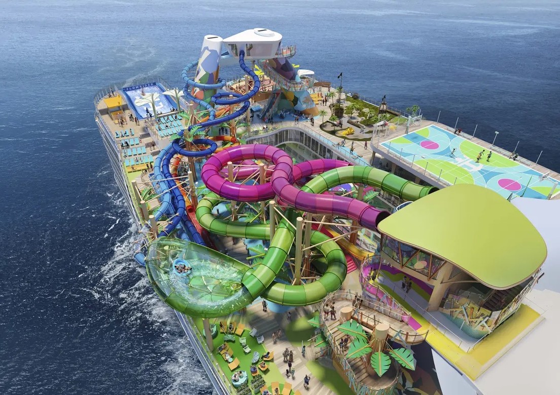 Icon of the Seas: Así será el crucero más grande del mundo que comenzará a navegar en 2024 Otras de las atracciones que formarán parte del Icon of the Seas serán una especie de ventanales con pantallas que utilizan tecnología de punta con la finalidad de que las cámaras que están ubicadas en diferentes puntos del crucero capten en tiempo real imágenes del océano.  https://larevistadelsureste.com