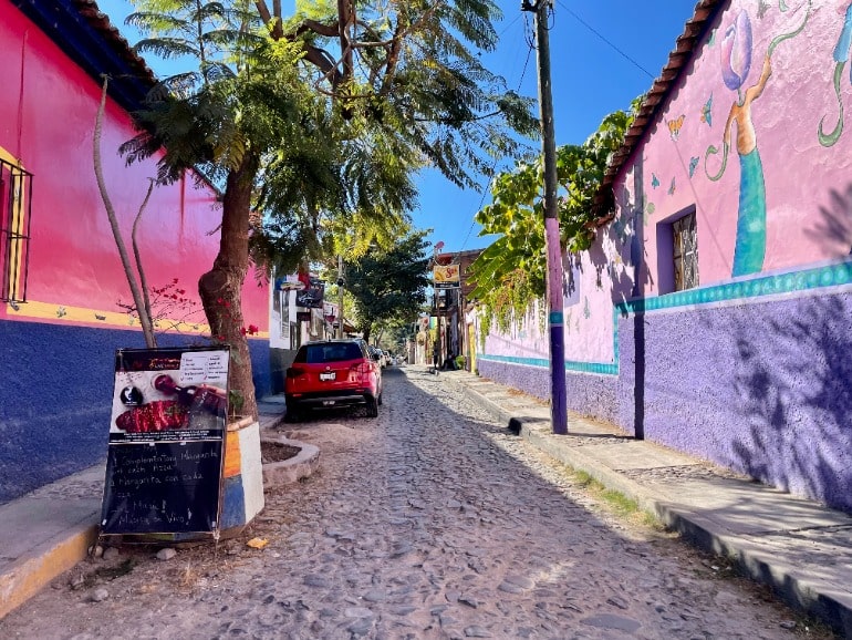 Pink Street Ajijic Jalisco