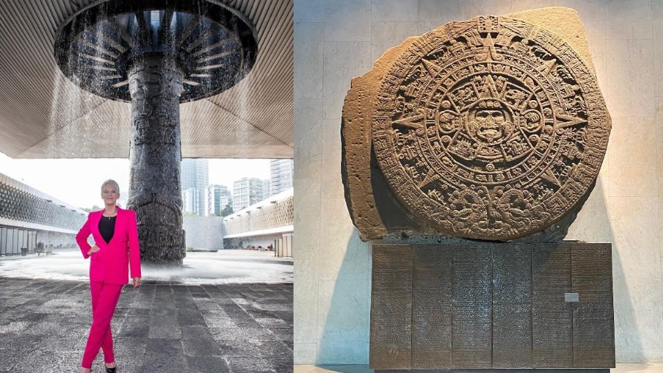 Jamie Lee Curtis se enamora del Museo de Antropología en su viaje por CDMX