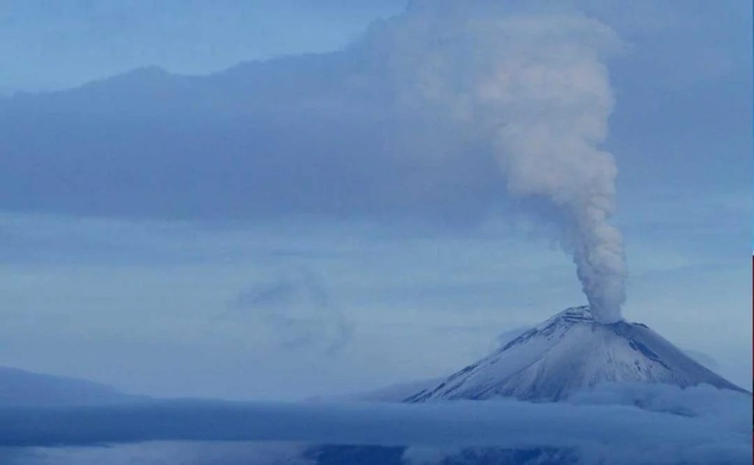 Popocatepetl Puebla Postal Recuperado