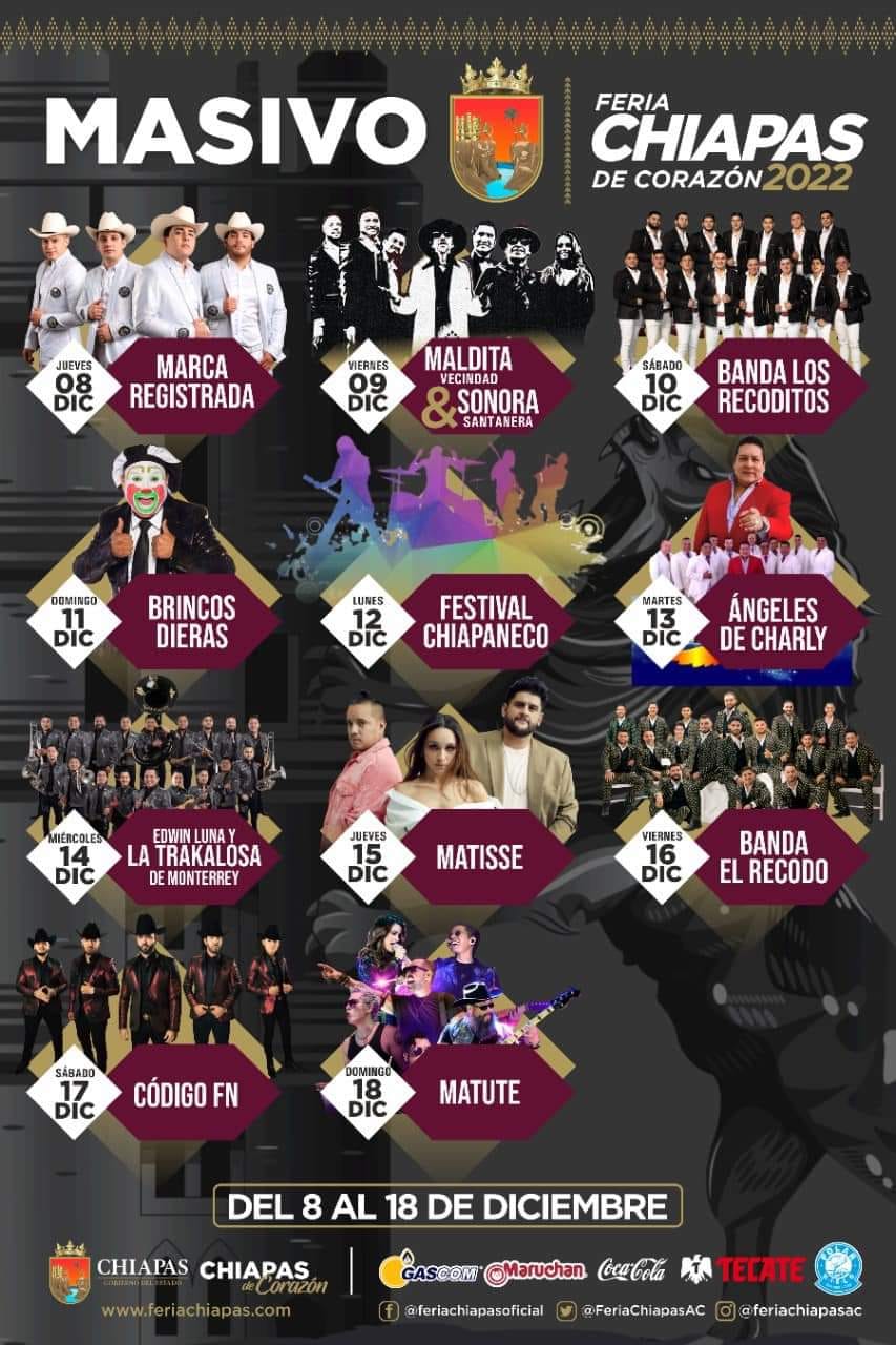 Todo listo para la feria de chiapas 2022: aquí los detalles la revista del sureste mx 313419313 3083843835241140 7258882191893403544 N