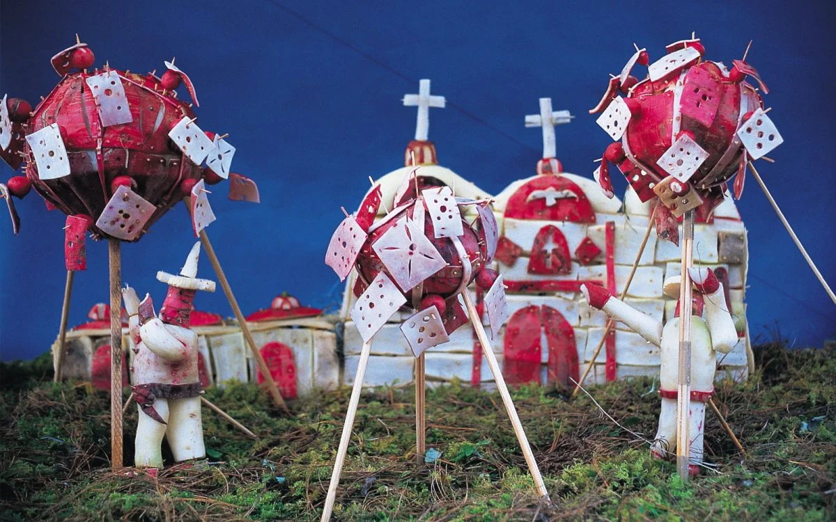 Lotería nacional lanza billete conmemorativo de la fiesta popular oaxaqueña noche de rábanos la revista del sureste mx Noche Rabanos Oaxaca Portada Tania Taboada 1