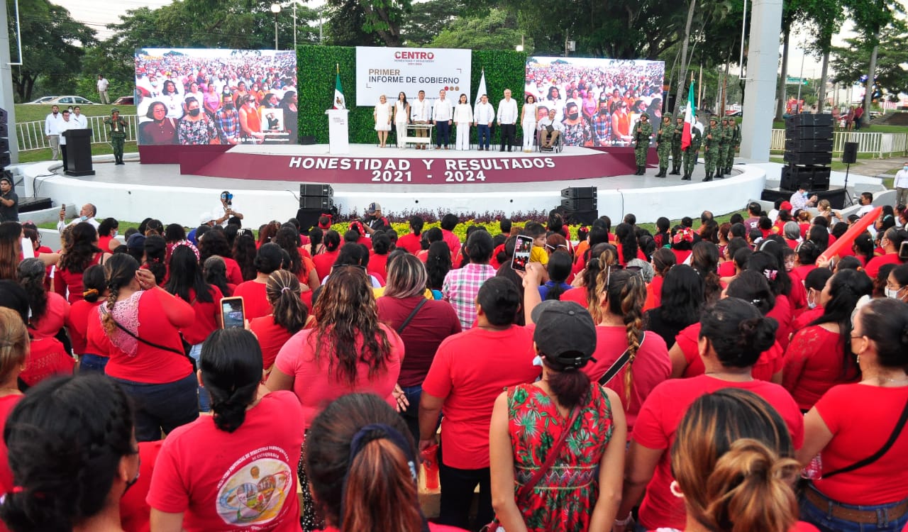 Yolanda osuna rinde su primer informe de gobierno de centro en tabasco la revista del sureste mx Whatsapp Image 2022 12 08 At 7.50.46 Pm 2