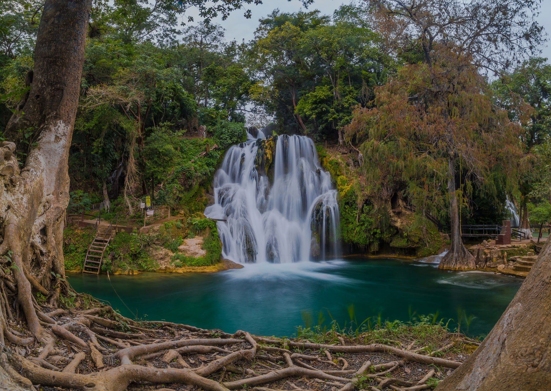 Cascada De Tamasopo San Luis Potosi 1920P