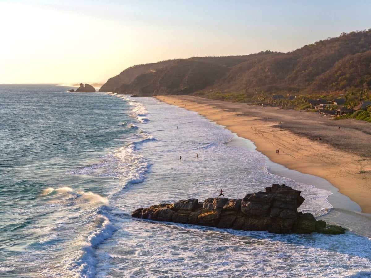 Mazunte Oaxaca Mexico Playa Mermejita