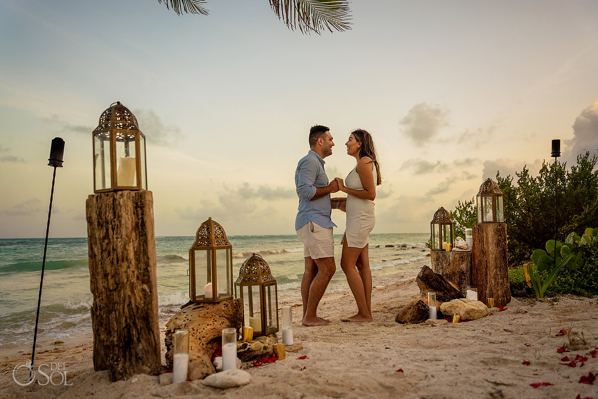 Destinos de méxico que son perfectos para pedir matrimonio la revista del sureste mx Dreams Tulum Beach Proposal Am 0042