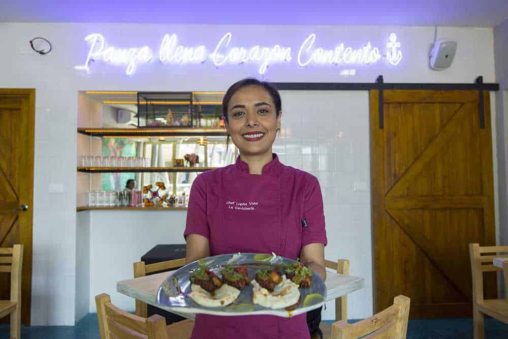 Lupita Vidal la primer chef invitada al programa "Liderazgo para visitantes internacionales" en Estados Unidos