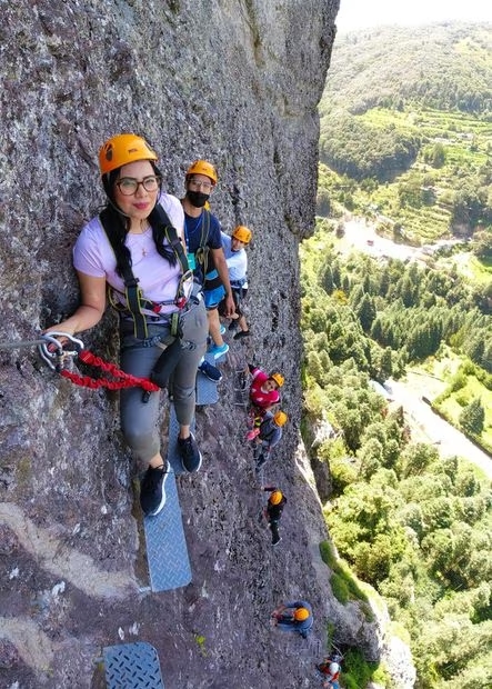 Así es la emocionante vía ferrata cerca de el chico en hidalgo la revista del sureste mx As