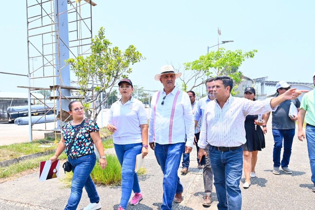 Gobernador de Tabasco supervisa los avances en la rehabilitación de Ciudad Deportiva y Olimpia XXI 