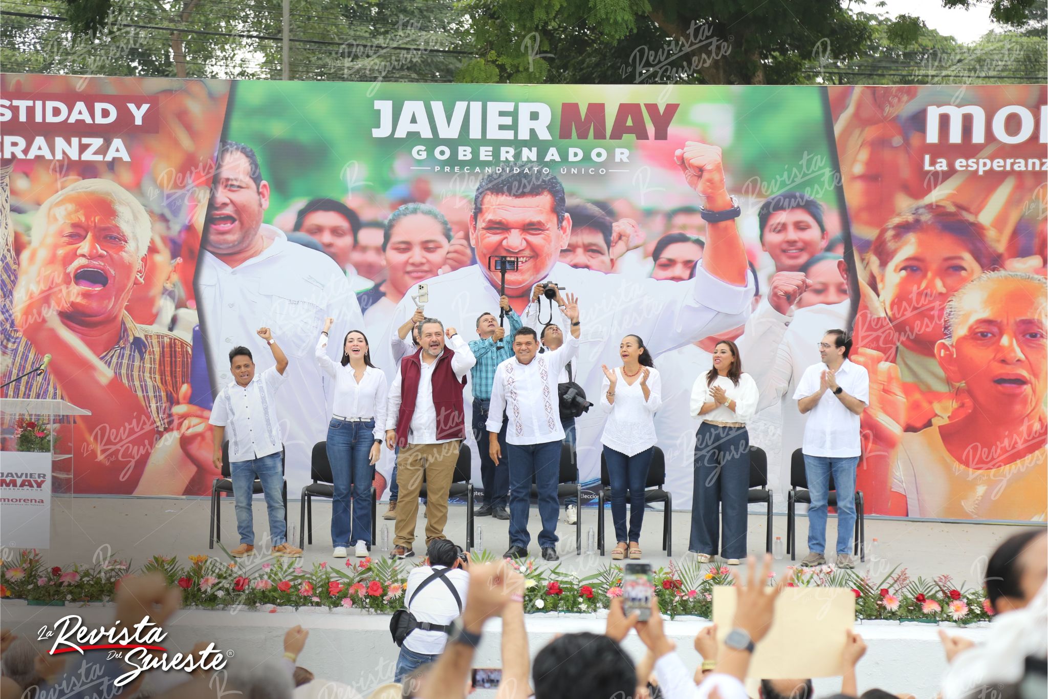 Javier May Rodríguez cerró su precampaña con el cariño de la gente