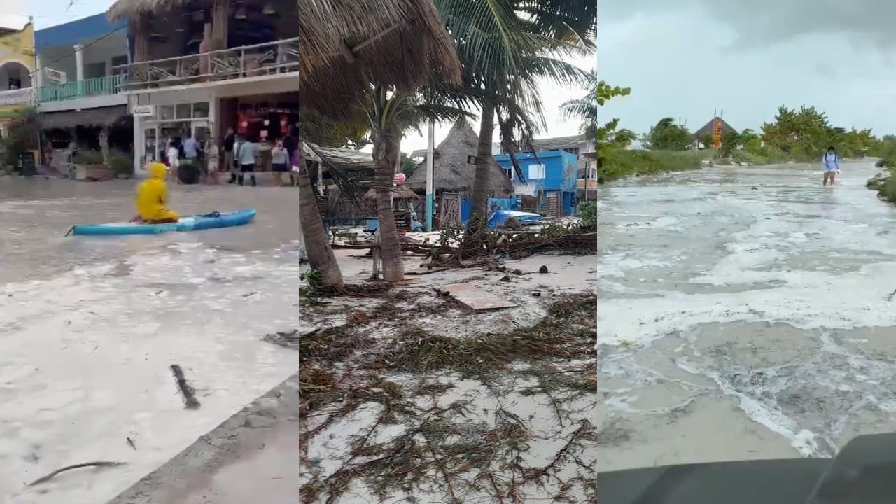 Caos y Solidaridad en Holbox: Tras el Frente Frío, la Isla se Recupera ante la Adversidad