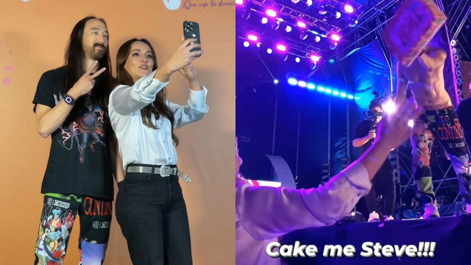 Steve Aoki Lanza Pastelazo A Biby Rabelo Alcaldesa De Campeche En Carnaval 2024